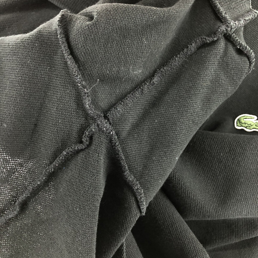 Lacoste Classic Fit short sleeve polo shirt size 5, men's size L cotton black type Vintage Second Hand