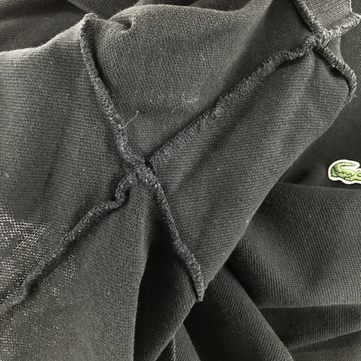 Lacoste Classic Fit short sleeve polo shirt size 5, men's size L cotton black type Vintage Second Hand