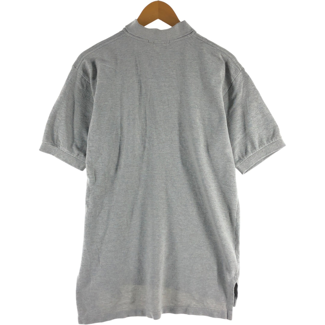 Ralph Lauren POLO by Ralph Lauren short sleeve polo shirt, men's size L cotton gray type Vintage Second Hand
