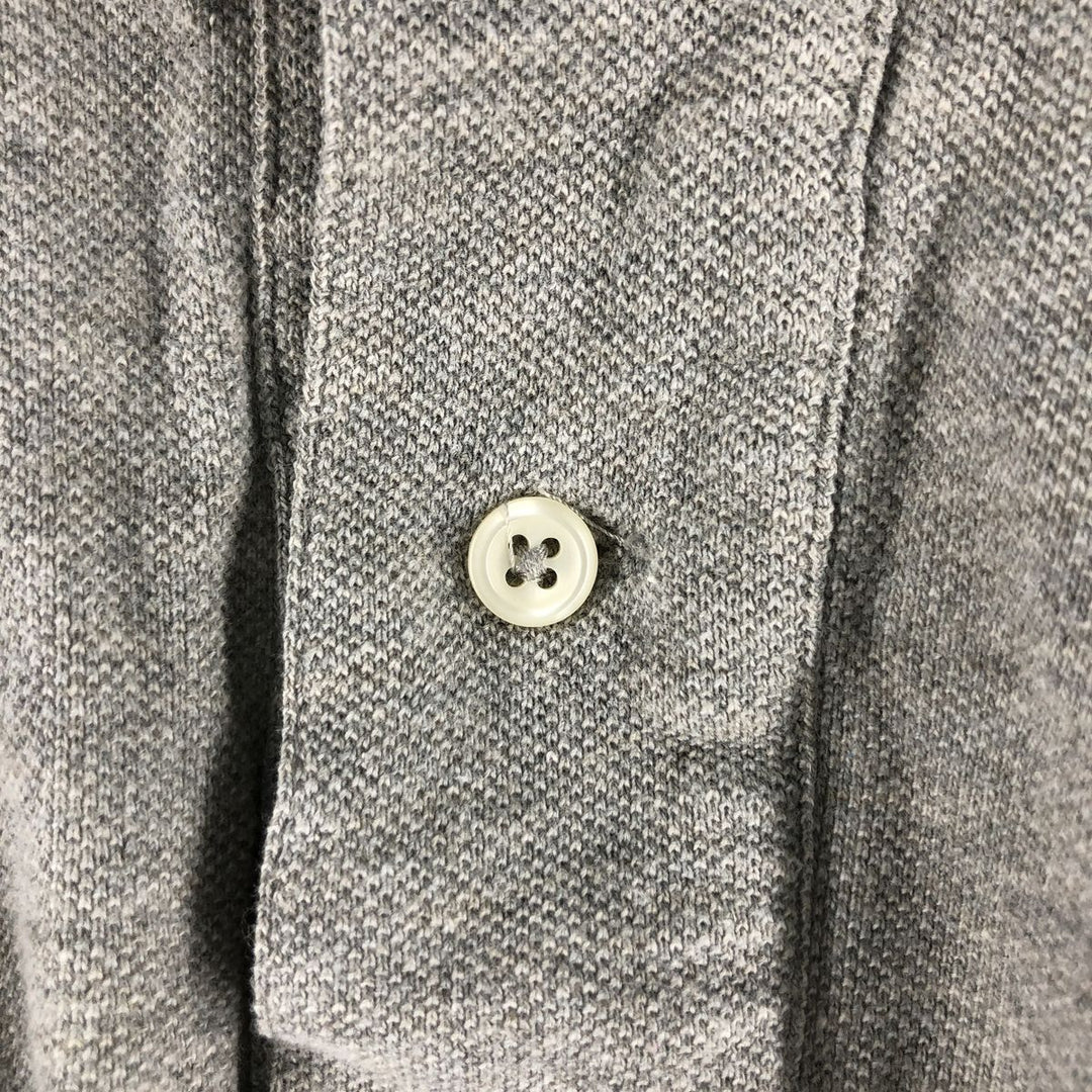 Ralph Lauren POLO by Ralph Lauren short sleeve polo shirt, men's size L cotton gray type Vintage Second Hand