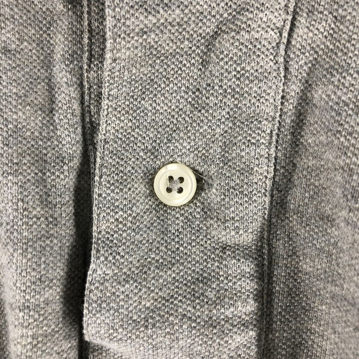 Ralph Lauren POLO by Ralph Lauren short sleeve polo shirt, men's size L cotton gray type Vintage Second Hand