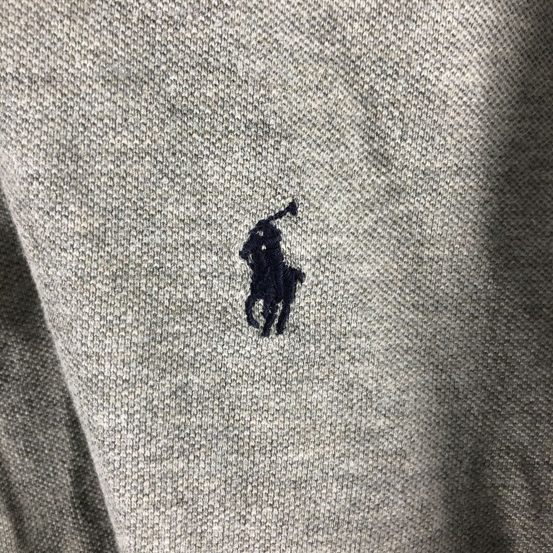 Ralph Lauren POLO by Ralph Lauren short sleeve polo shirt, men's size L cotton gray type Vintage Second Hand