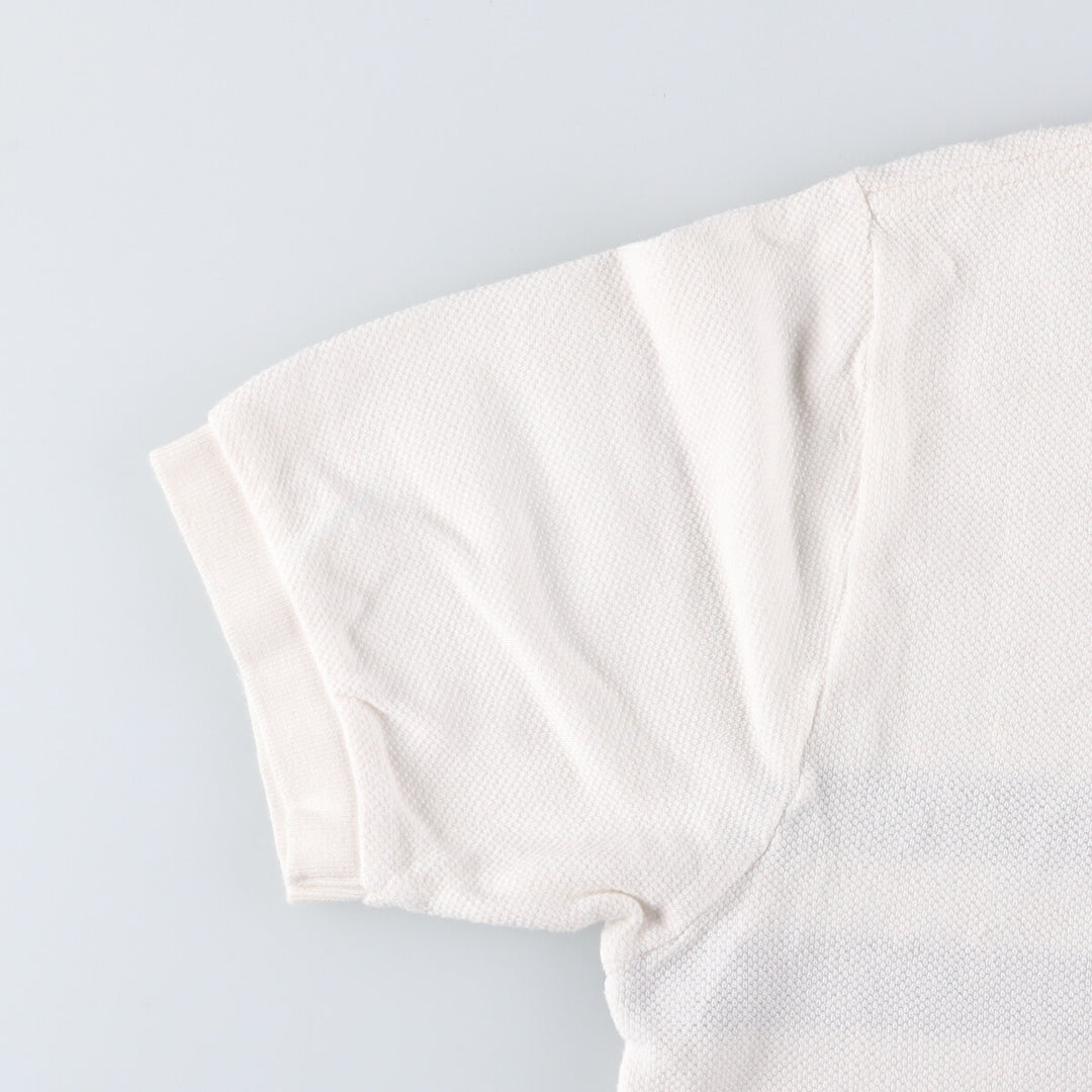 Ralph Lauren POLO by Ralph Lauren short sleeve striped polo shirt, men's size L cotton white type Vintage Second Hand