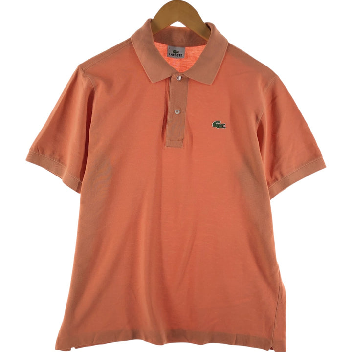 Lacoste LACOSTE Short Sleeve Polo Shirt Size 5 Men's L unclear orange type Vintage Second Hand