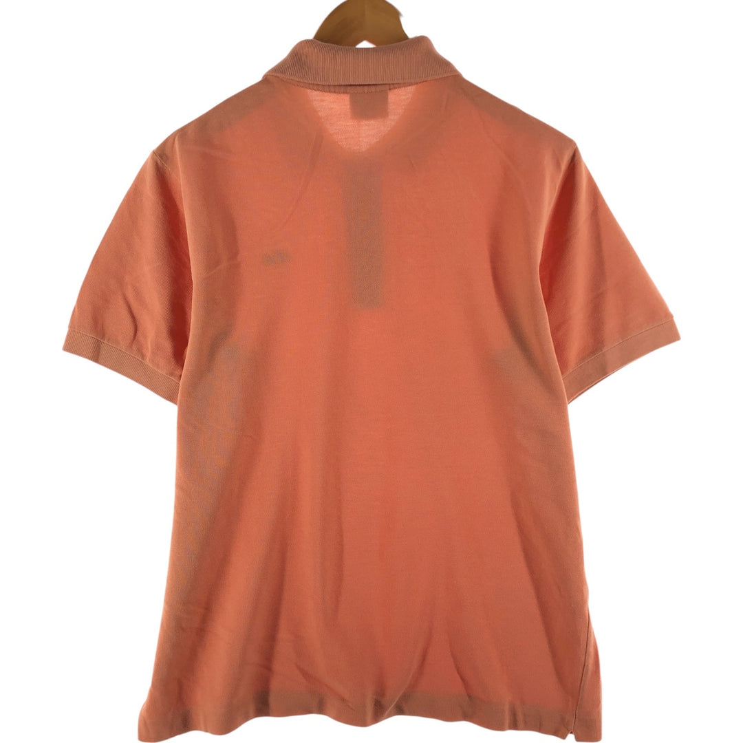Lacoste LACOSTE Short Sleeve Polo Shirt Size 5 Men's L unclear orange type Vintage Second Hand