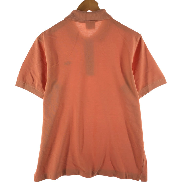 Lacoste LACOSTE Short Sleeve Polo Shirt Size 5 Men's L unclear orange type Vintage Second Hand