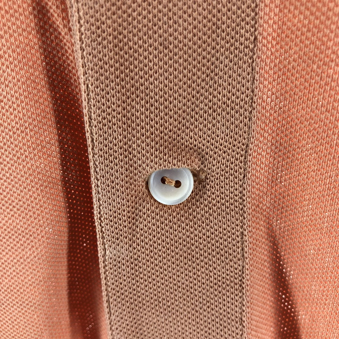 Lacoste LACOSTE Short Sleeve Polo Shirt Size 5 Men's L unclear orange type Vintage Second Hand