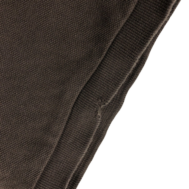 Ralph Lauren POLO by Ralph Lauren short sleeve polo shirt, men's XL size cotton dark chocolate Vintage Second Hand