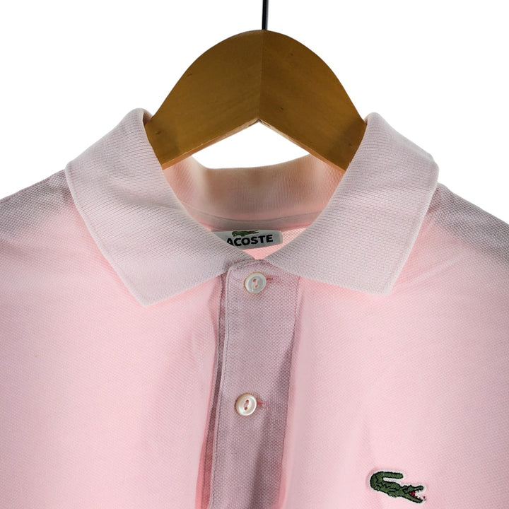 Lacoste LACOSTE short sleeve polo shirt size 3, men's size S cotton pink type Vintage Second Hand