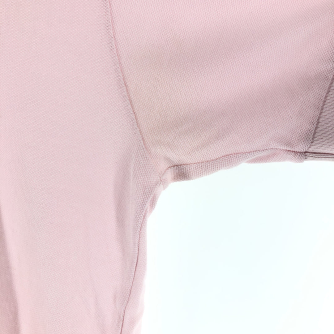 Lacoste LACOSTE short sleeve polo shirt size 3, men's size S cotton pink type Vintage Second Hand