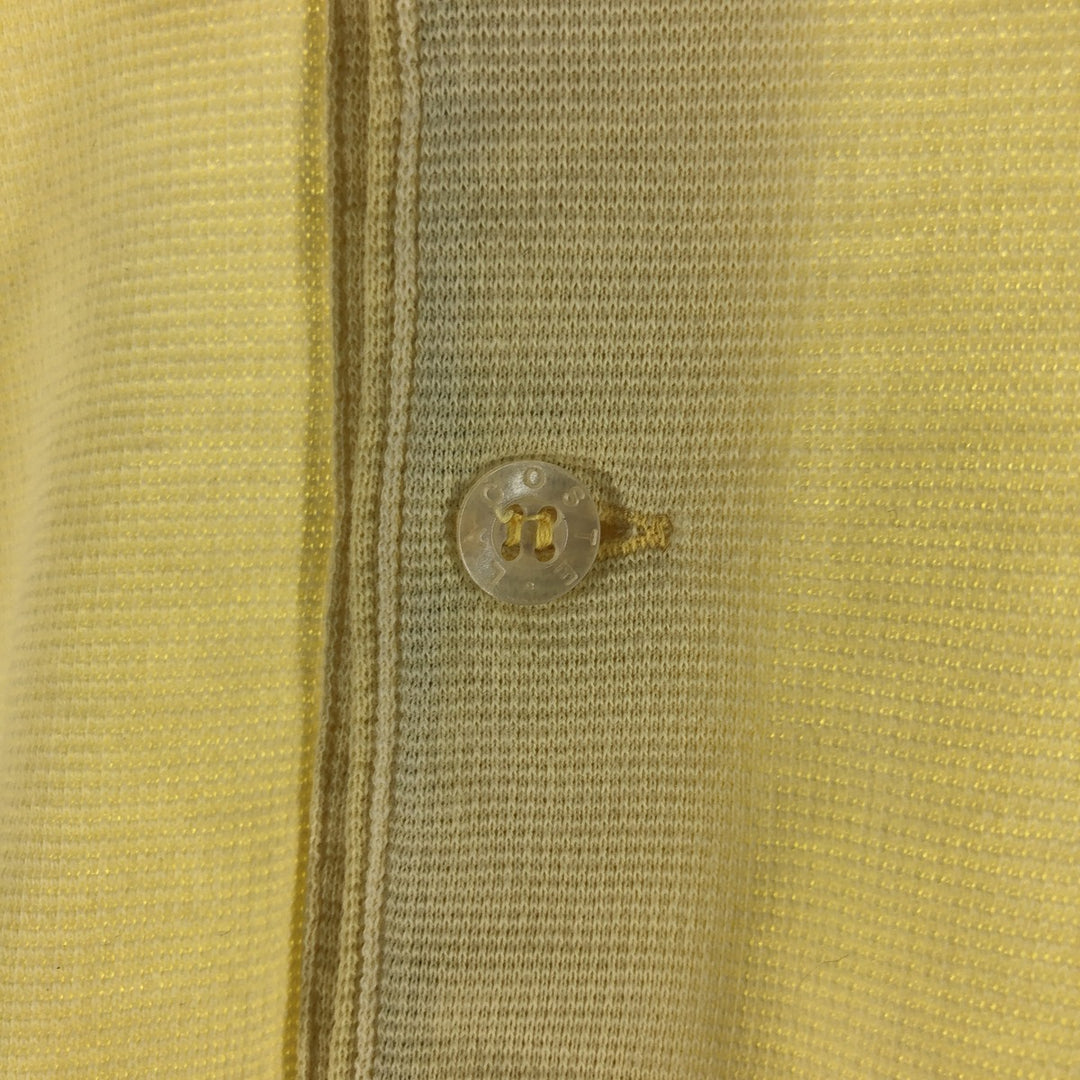 Lacoste LACOSTE Short Sleeve Polo Shirt Size 4 Men's M unclear yellow type Vintage Second Hand
