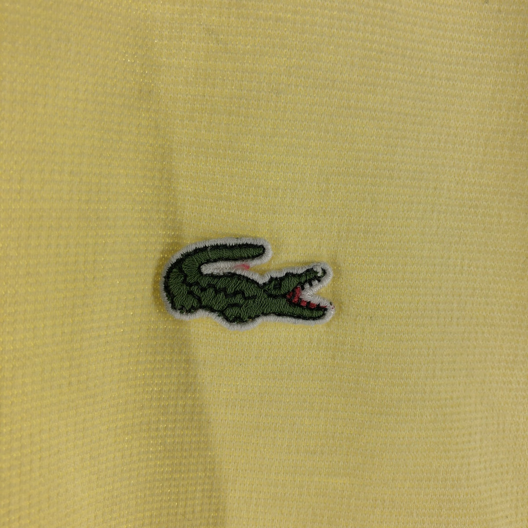 Lacoste LACOSTE Short Sleeve Polo Shirt Size 4 Men's M unclear yellow type Vintage Second Hand