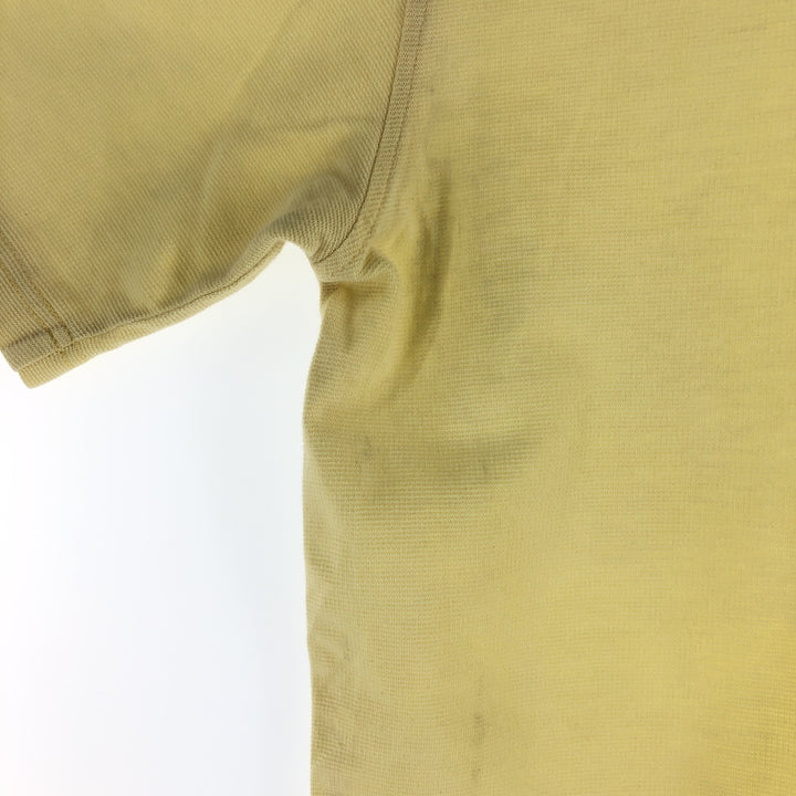 Lacoste LACOSTE Short Sleeve Polo Shirt Size 4 Men's M unclear yellow type Vintage Second Hand