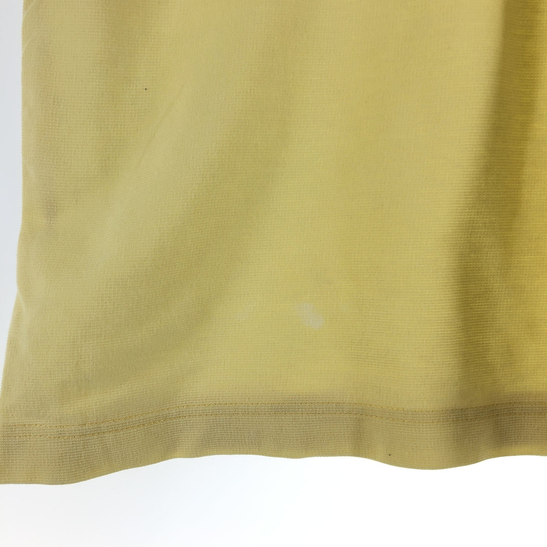 Lacoste LACOSTE Short Sleeve Polo Shirt Size 4 Men's M unclear yellow type Vintage Second Hand