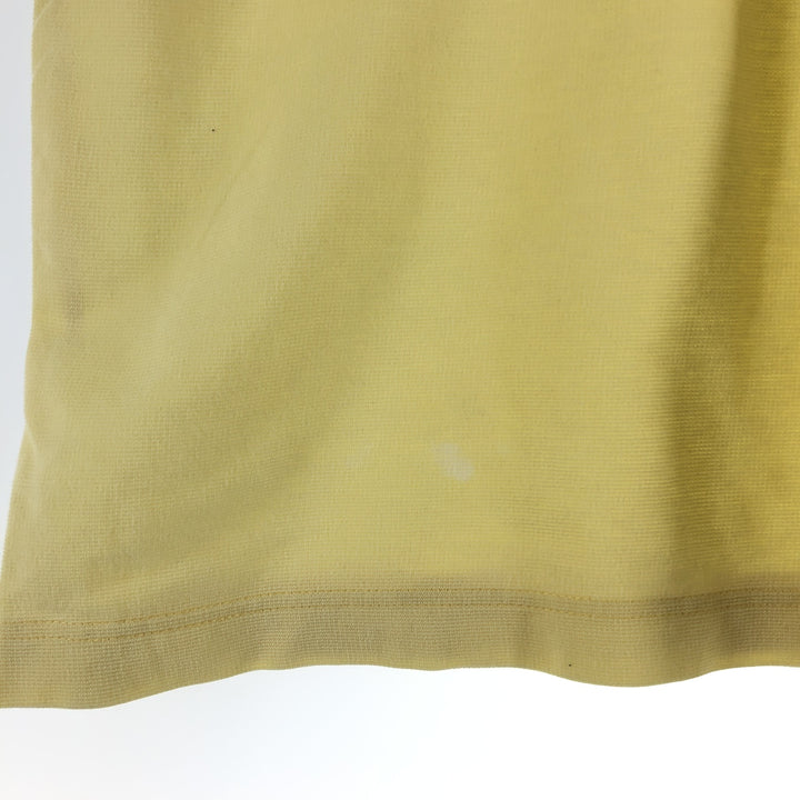 Lacoste LACOSTE Short Sleeve Polo Shirt Size 4 Men's M unclear yellow type Vintage Second Hand