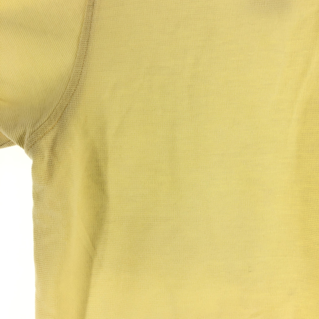Lacoste LACOSTE Short Sleeve Polo Shirt Size 4 Men's M unclear yellow type Vintage Second Hand