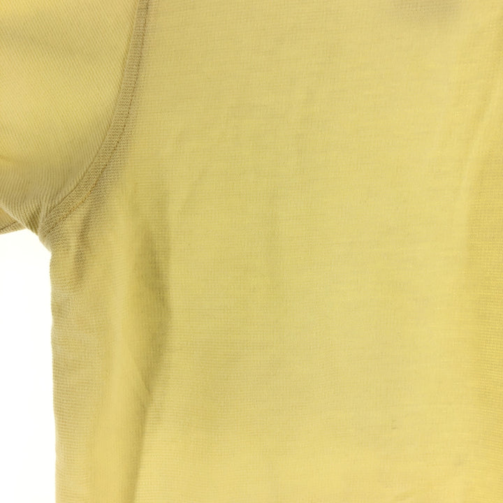 Lacoste LACOSTE Short Sleeve Polo Shirt Size 4 Men's M unclear yellow type Vintage Second Hand