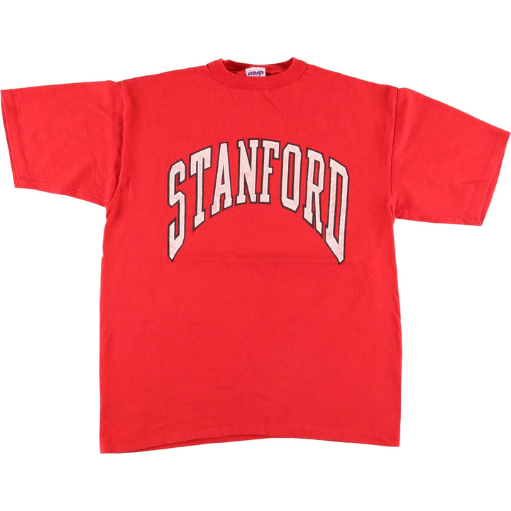 90'S MVP College T-shirt, Made in USA, Men's Medium, Short Sleeve, Vintage cotton red type Vintage Second Hand