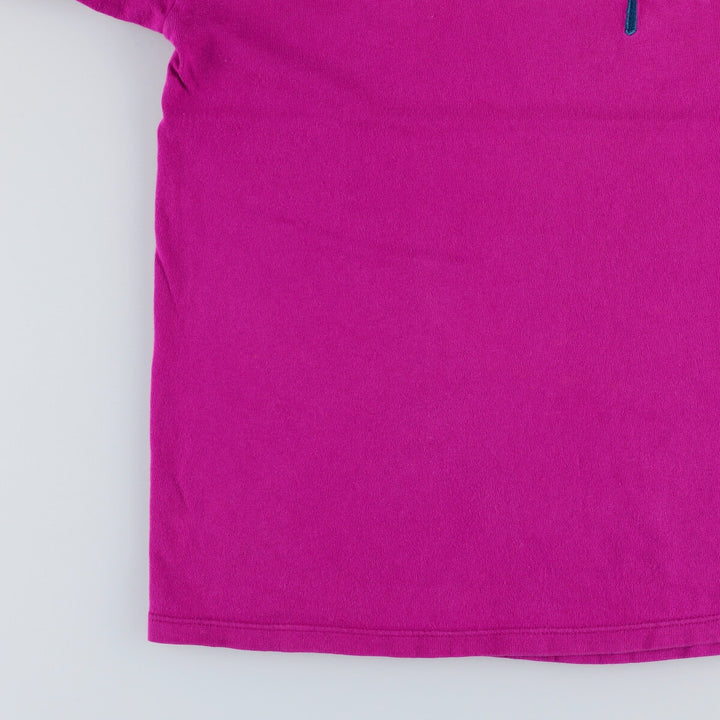 90'S Champion Authentic Athletic Apparel Logo T-shirt Made in USA Men's L Vintage cotton purple type Vintage Second Hand