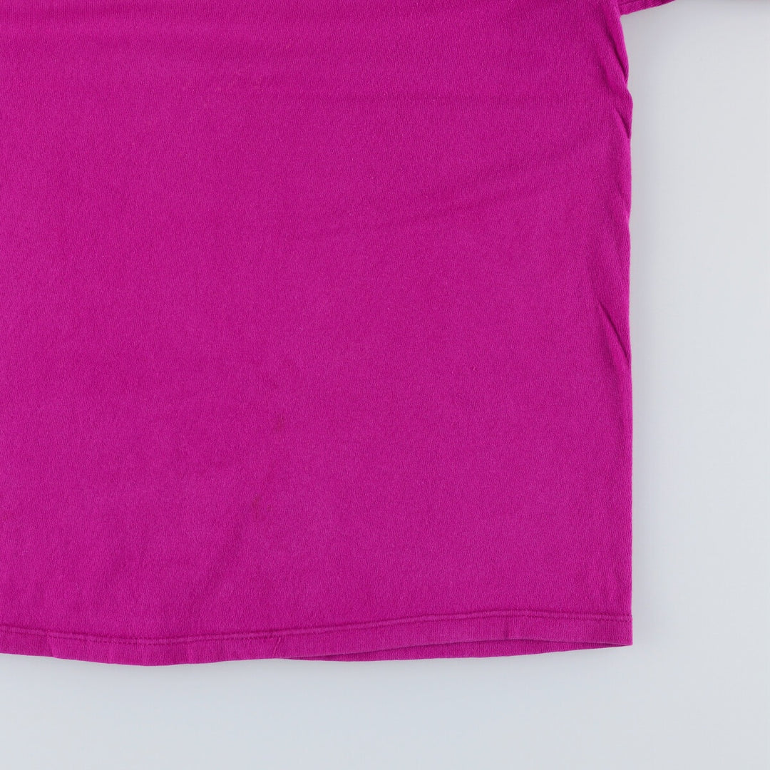 90'S Champion Authentic Athletic Apparel Logo T-shirt Made in USA Men's L Vintage cotton purple type Vintage Second Hand