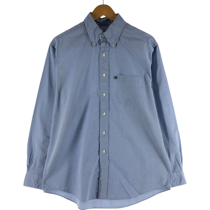 Brooks Brothers 346 long sleeve button-down shirt, men's size M cotton Navy blue Vintage Second Hand