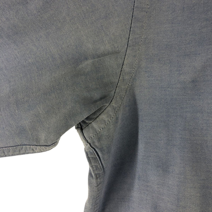Brooks Brothers 346 long sleeve button-down shirt, men's size M cotton Navy blue Vintage Second Hand