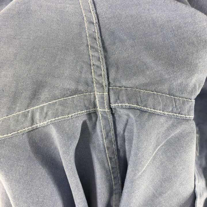 Brooks Brothers 346 long sleeve button-down shirt, men's size M cotton Navy blue Vintage Second Hand