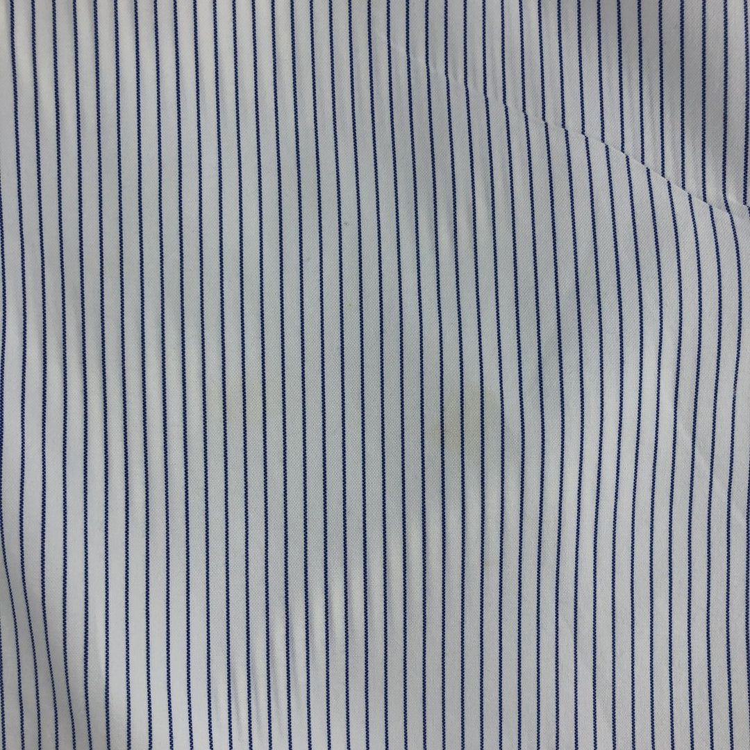 Brooks Brothers Long Sleeve Button-Down Striped Shirt Made in USA Men's XL cotton white type Vintage Second Hand