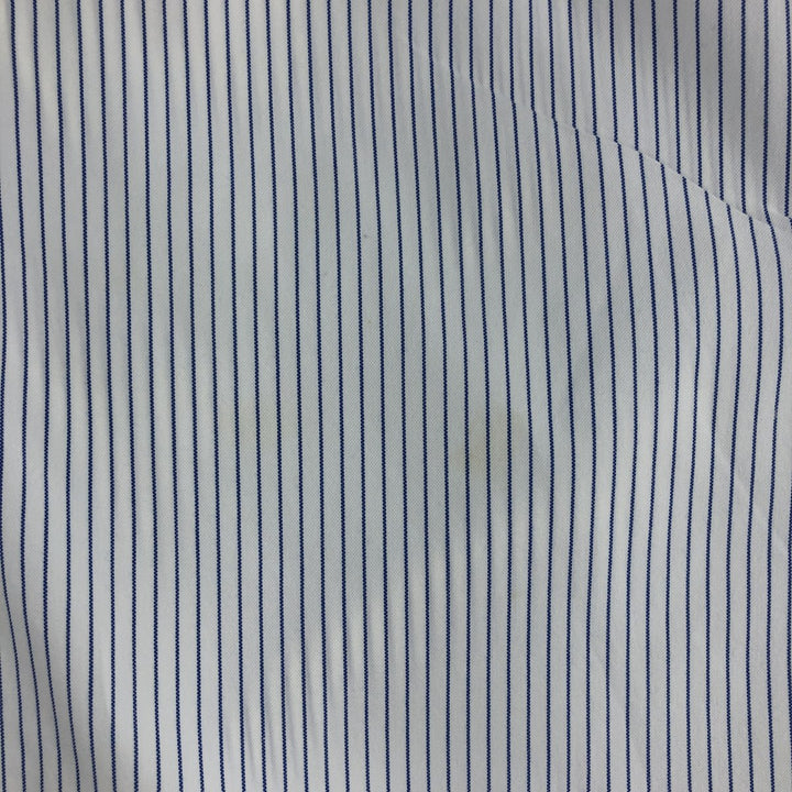 Brooks Brothers Long Sleeve Button-Down Striped Shirt Made in USA Men's XL cotton white type Vintage Second Hand