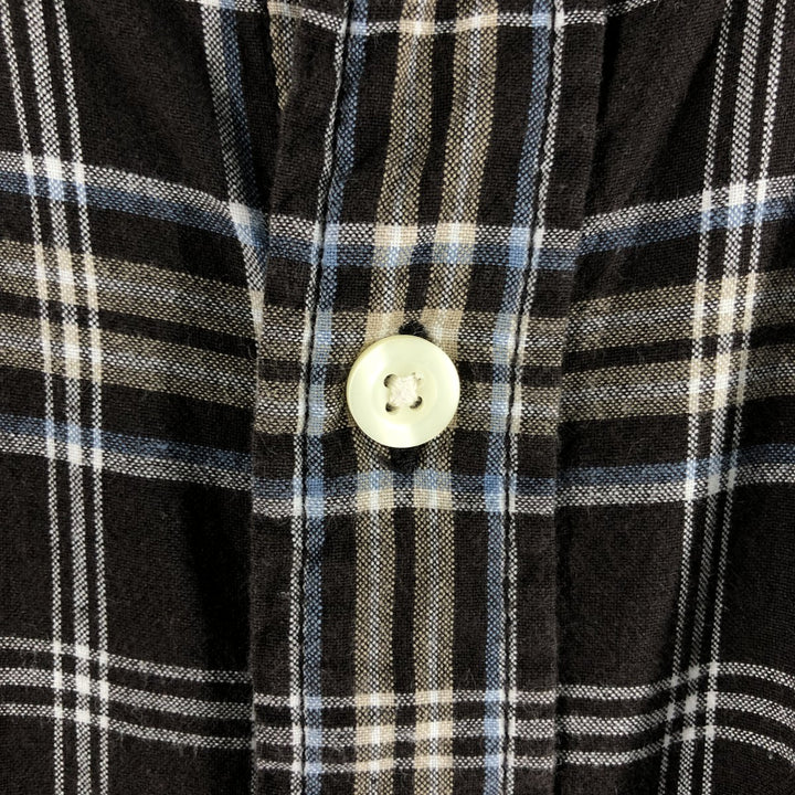 Carhartt Check Pattern Button-down Short Sleeve Work Shirt, Men's XXL cotton brown type Vintage Second Hand