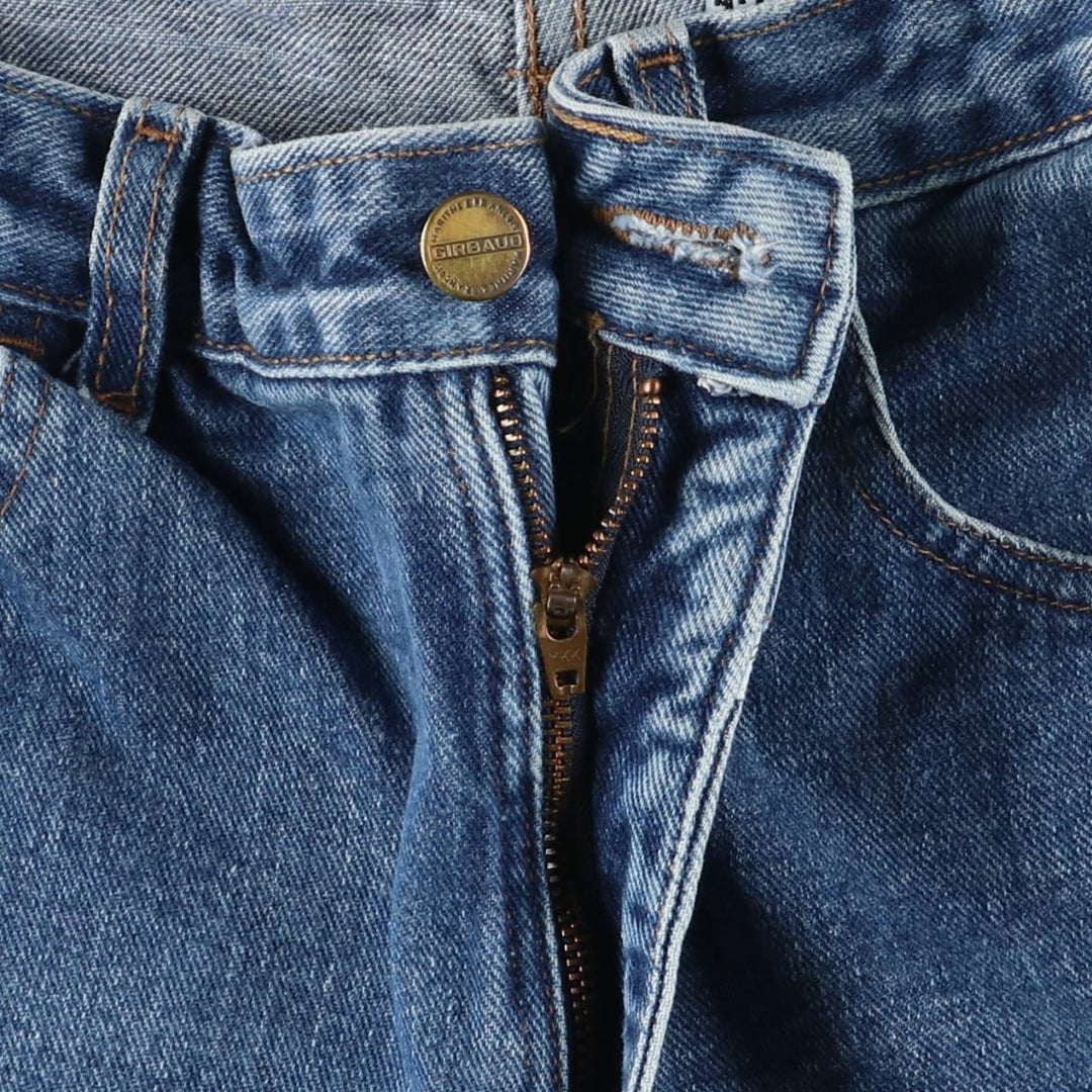 90'S Marithé François Girbaud Tapered Denim Pants Made in USA Women's L (w28) Vintage cotton blue type Vintage Second Hand