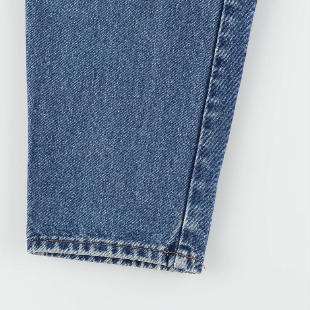 90'S Marithé François Girbaud Tapered Denim Pants Made in USA Women's L (w28) Vintage cotton blue type Vintage Second Hand