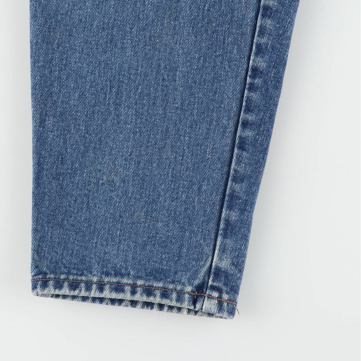 90'S Marithé François Girbaud Tapered Denim Pants Made in USA Women's L (w28) Vintage cotton blue type Vintage Second Hand