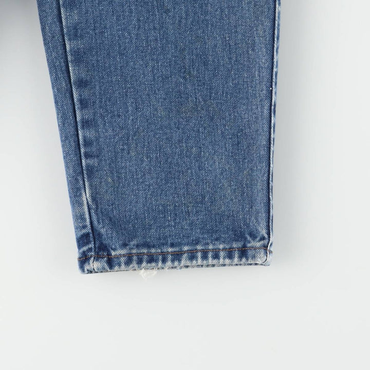 90'S Marithé François Girbaud Tapered Denim Pants Made in USA Women's L (w28) Vintage cotton blue type Vintage Second Hand