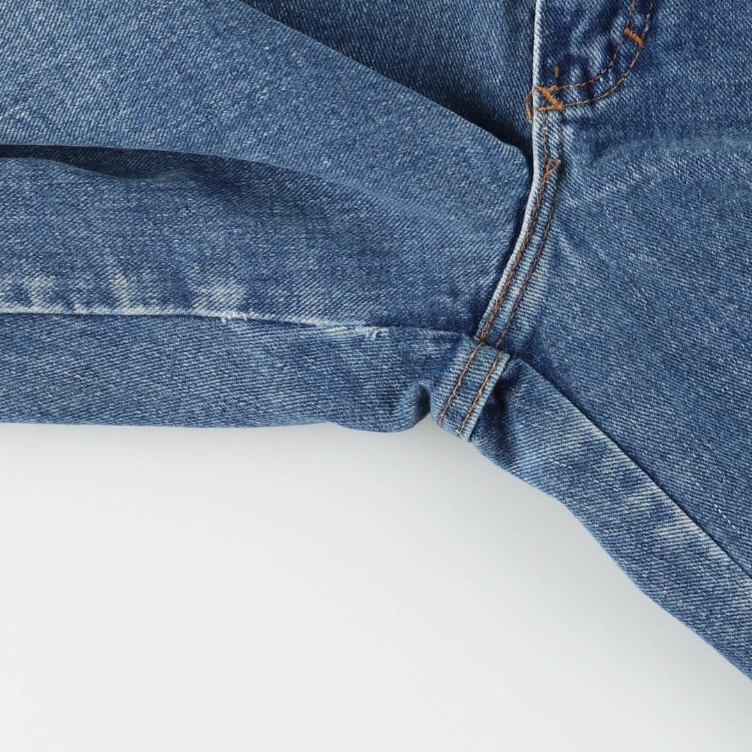 90'S Marithé François Girbaud Tapered Denim Pants Made in USA Women's L (w28) Vintage cotton blue type Vintage Second Hand