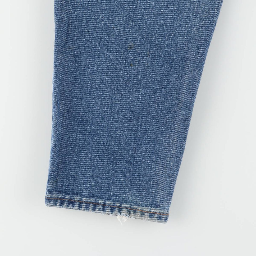 90'S Marithé François Girbaud Tapered Denim Pants Made in USA Women's L (w28) Vintage cotton blue type Vintage Second Hand