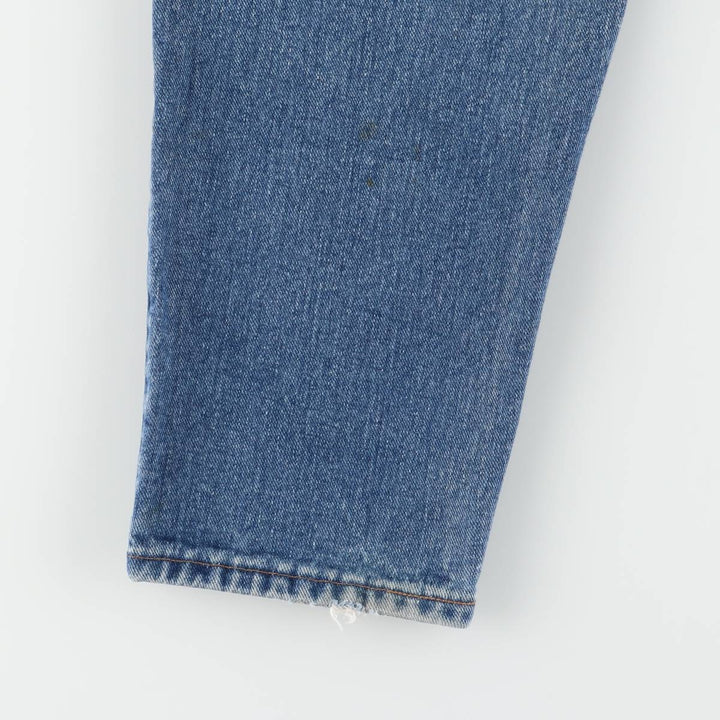 90'S Marithé François Girbaud Tapered Denim Pants Made in USA Women's L (w28) Vintage cotton blue type Vintage Second Hand