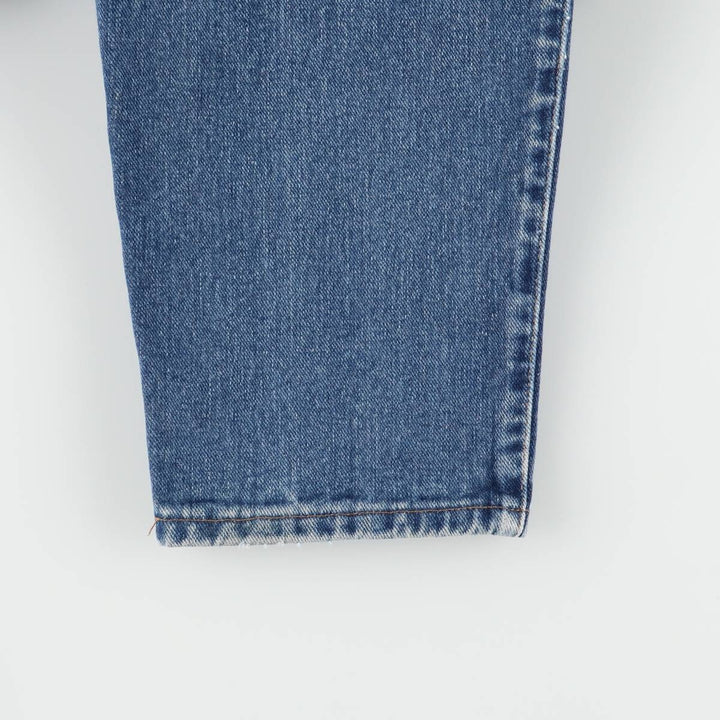 90'S Marithé François Girbaud Tapered Denim Pants Made in USA Women's L (w28) Vintage cotton blue type Vintage Second Hand