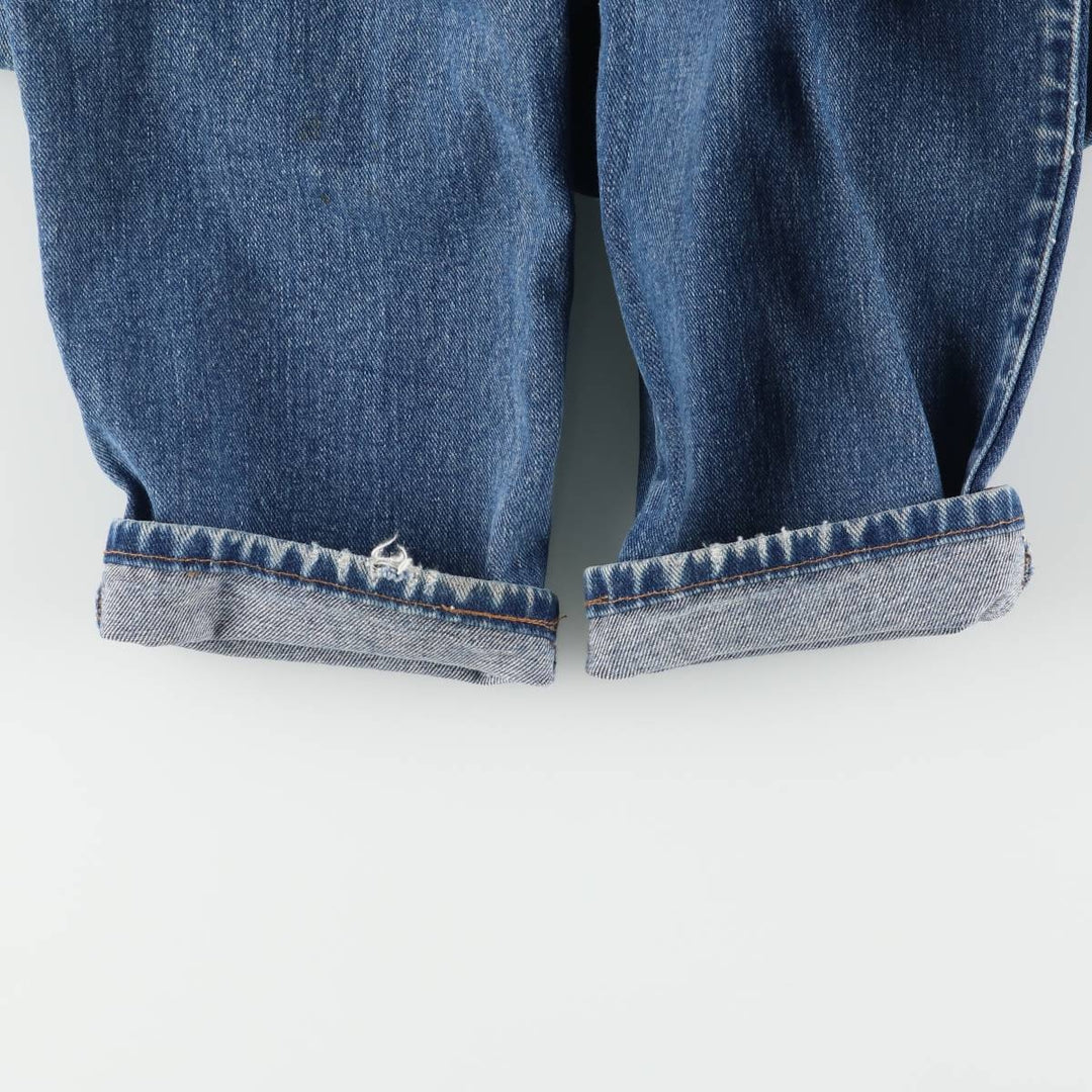 90'S Marithé François Girbaud Tapered Denim Pants Made in USA Women's L (w28) Vintage cotton blue type Vintage Second Hand