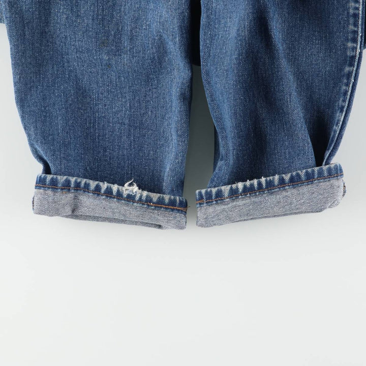 90'S Marithé François Girbaud Tapered Denim Pants Made in USA Women's L (w28) Vintage cotton blue type Vintage Second Hand