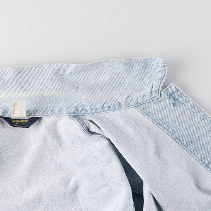 70s~80'S Osh Kosh denim coveralls made in USA, men's XL size, vintage cotton blue type Vintage Second Hand