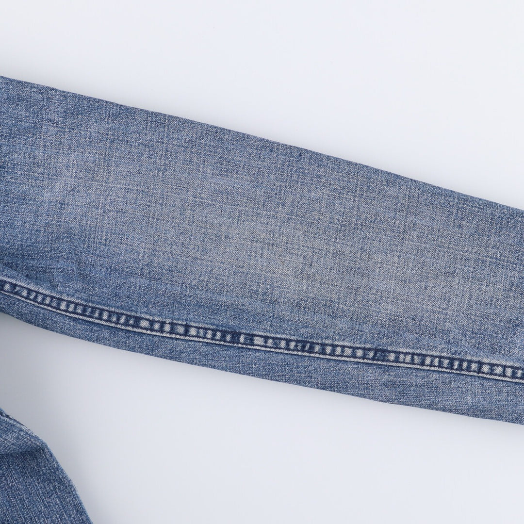 Ralph Lauren POLO JEANS COMPANY shawl collar denim tailored jacket for women, size S cotton blue type Vintage Second Hand