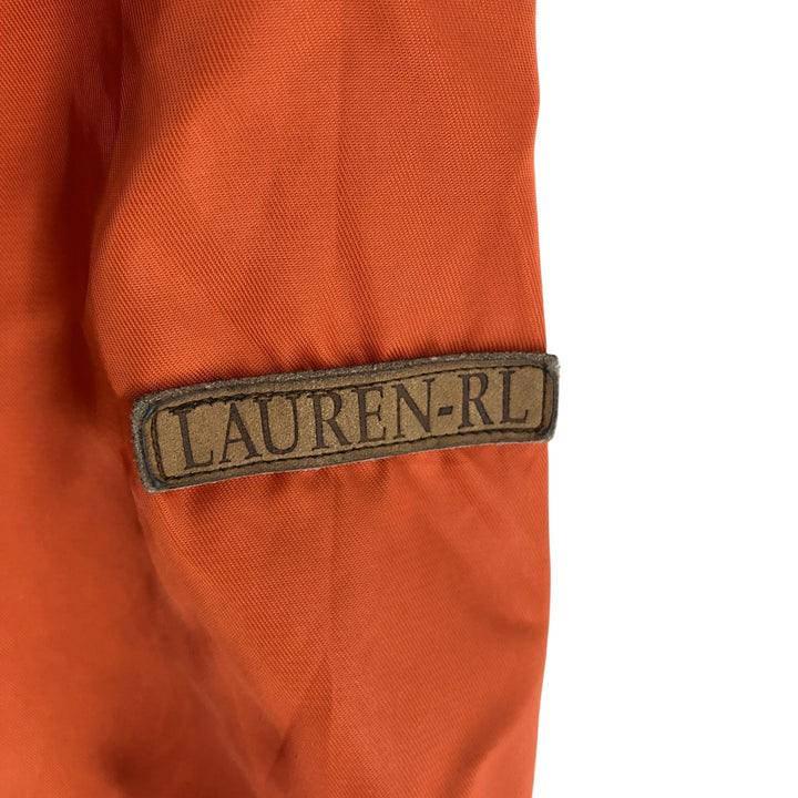 Ralph Lauren LAUREN Lauren Anorak Parka Women's M size Nylon orange type Vintage Second Hand