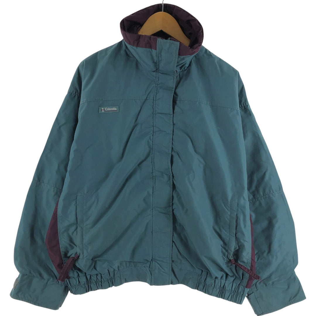 90'S Columbia White Tag Bugaboo Mountain Jacket Shell Jacket Women's XL Size Vintage Nylon green type Vintage Second Hand