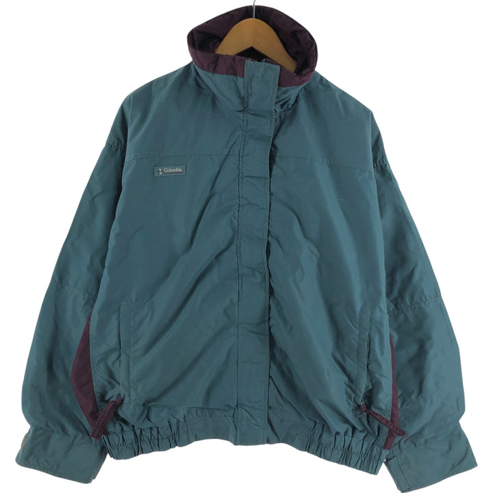 90'S Columbia White Tag Bugaboo Mountain Jacket Shell Jacket Women's XL Size Vintage Nylon green type Vintage Second Hand