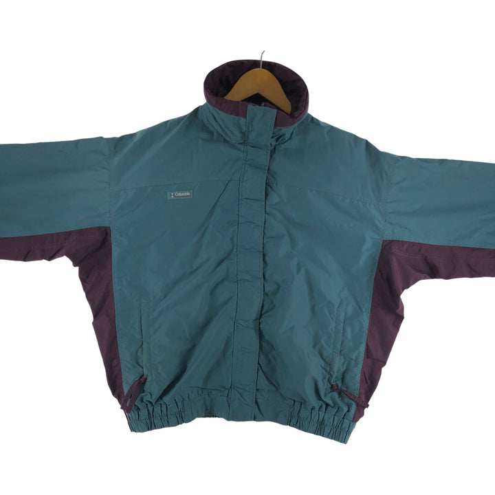 90'S Columbia White Tag Bugaboo Mountain Jacket Shell Jacket Women's XL Size Vintage Nylon green type Vintage Second Hand