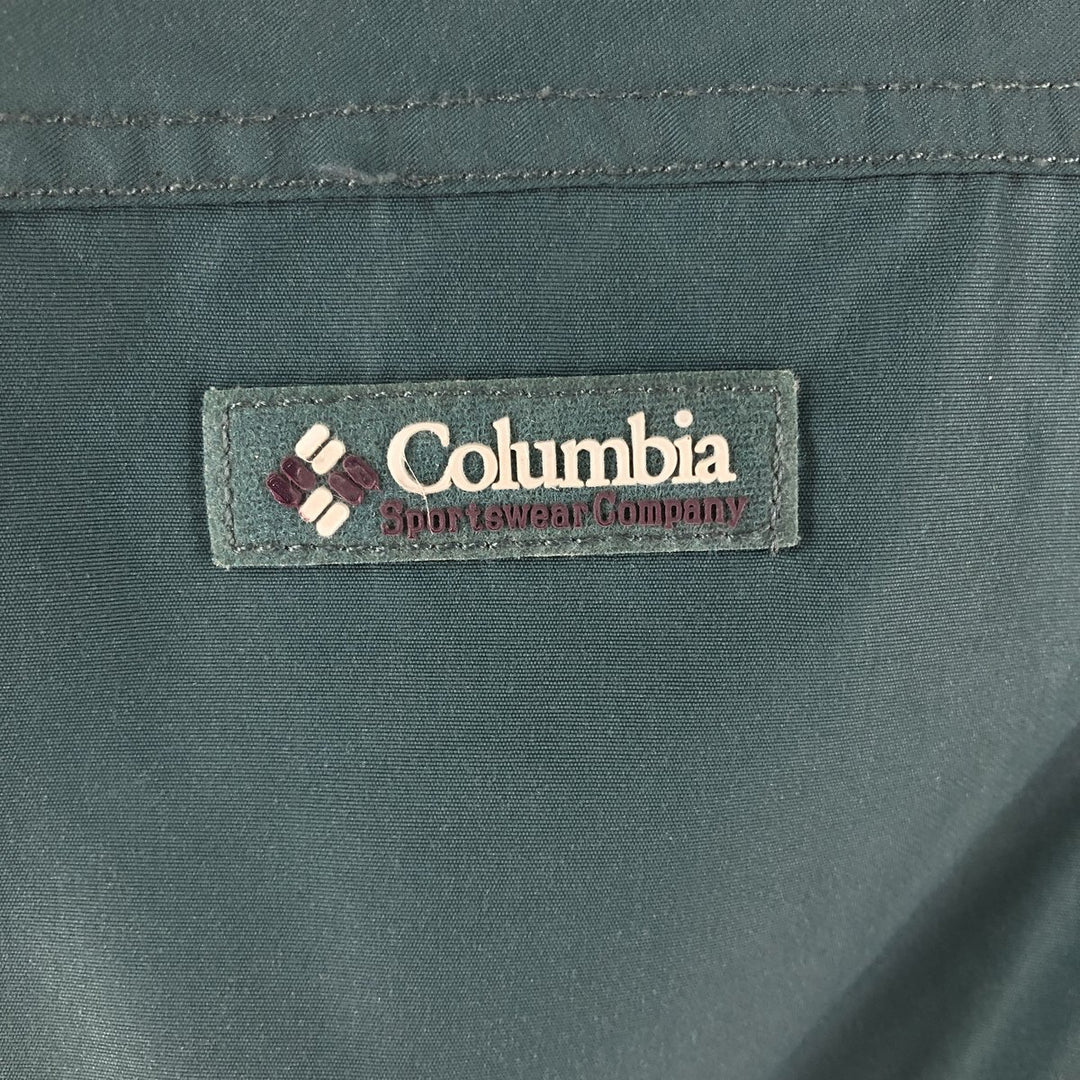 90'S Columbia White Tag Bugaboo Mountain Jacket Shell Jacket Women's XL Size Vintage Nylon green type Vintage Second Hand
