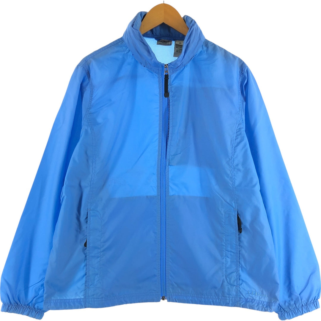 LLBean Ripstop Nylon Jacket for Women (XL size) Nylon Blue type light blue Vintage Second Hand
