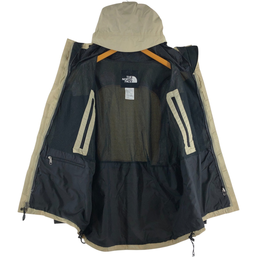 90'S The North Face Gore-Tex Mountain Parka Shell Jacket Women's Size L Vintage Nylon (Gore-Tex) Beige type Vintage Second Hand