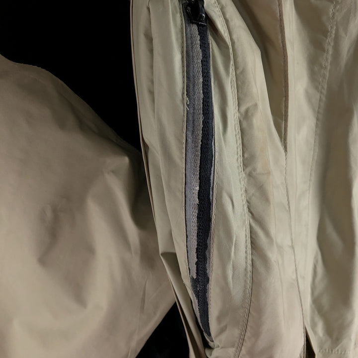 90'S The North Face Gore-Tex Mountain Parka Shell Jacket Women's Size L Vintage Nylon (Gore-Tex) Beige type Vintage Second Hand